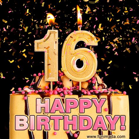 happy 16th birthday gif images|Happy